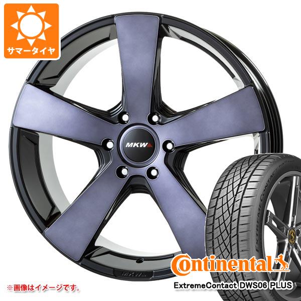 トライスターインターナショナル - 地びたクルーザー プラド 150系用 朱夏タイア コンチネンタル エクストリームコンタクト DWS06 つけ加える 265/40ZR22 106W XL  MKW MK-007 9.0-22 夏タイヤ、ホイールセット-自動車