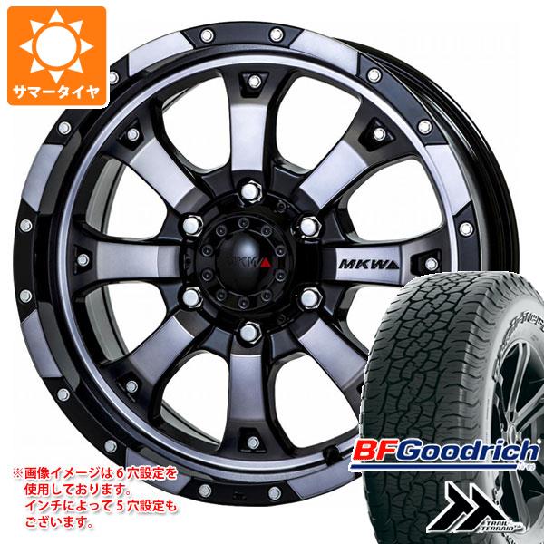 サマータイヤ 265/65R17 112T BFグッドリッチ トレールテレーンT/A アウトラインホワイトレター MKW MK-46 8.0-17