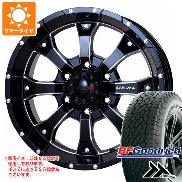 トライスターインターナショナル - ハイラックスサーフ215系用 朱夏タイア BF好ましい金持ち トレールテレーンT/A 265/65R17 112T アウトラインホワイトレター MKW MK-46 M/L+ 8.0-17 自動車-車、バイク、自転車