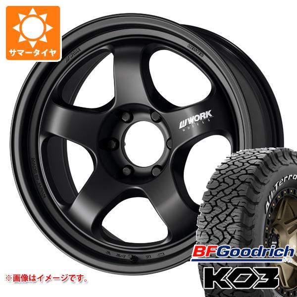 トヨタ ハイラックス 120系用 サマータイヤ BFグッドリッチ オールテレーンT/A KO3 LT265/65R17 ホワイトレター ワーク マイスター S1 ワンピース SUV 8.0-17