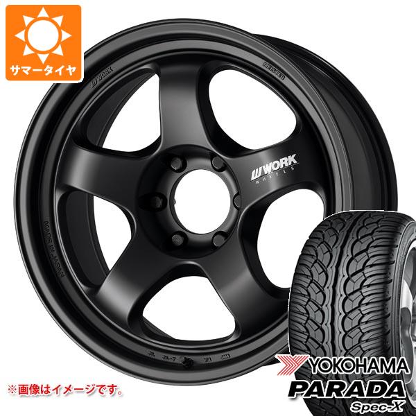 トヨタ ランドクルーザー プラド 150系用 サマータイヤ ヨコハマ パラダ スペック-X PA02 275/55R20 117V REINF ワーク マイスター S1 ワンピース SUV 9.0-20