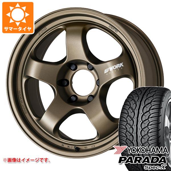 トヨタ ランドクルーザー300用 サマータイヤ ヨコハマ パラダ スペック-X PA02 275/55R20 117V REINF ワーク マイスター S1 ワンピース SUV 9.0-20
