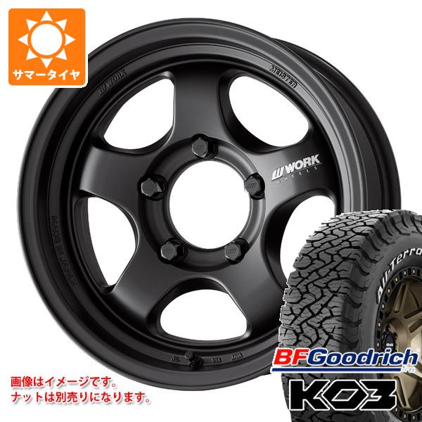 WORK - 5本仕掛ける スズキ ジムニーシエラ JB74W用 朱夏タイア BF好ましい金持ち オールテレーンT/A KO3 LT235/70R16 110/107S 白いこと雁の使い マイはやりっ児 S1 SUV 6.0-16 タイヤ、ホイール-車、バイク、自転車