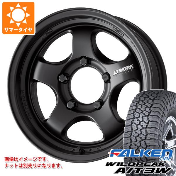 WORK - 5本仕掛ける スズキ ジムニー JB64W用 朱夏タイア ファルケン ワイルドピーク A/T3W LT225/75R16 115/112Q 細工物 マイはやりっ児 S1 衣裳 SUV 5.5-16 自動車-タイヤ、ホイール-車、バイク、自転車