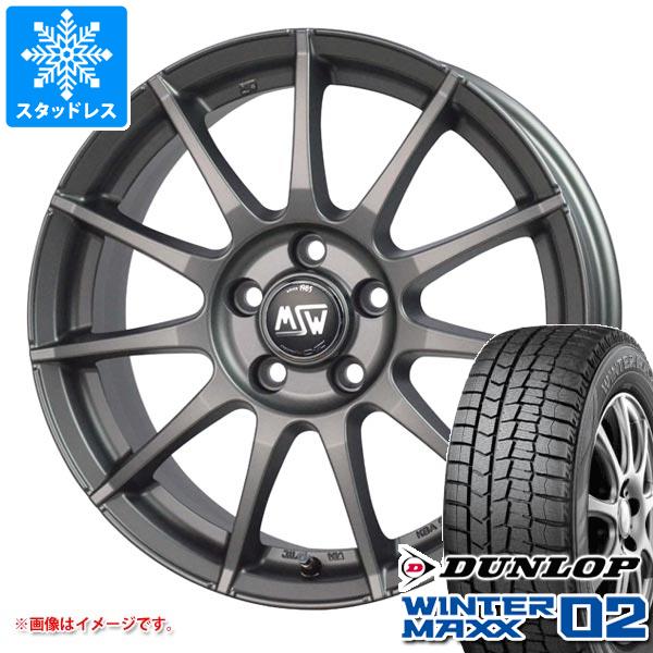 フィアット パンダ4x4 139系用 スタッドレス ダンロップ ウインターマックス02 WM02 175/65R15 84Q OZ MSW 85-2