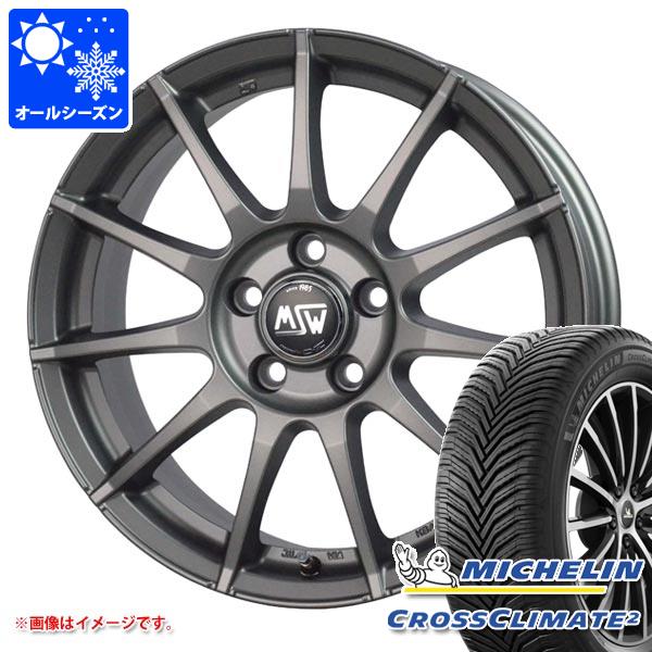 VW クロスポロ 6R系用 オールシーズンタイヤ ミシュラン クロスクライメート2 215/40R17 87W XL OZ MSW 85-2