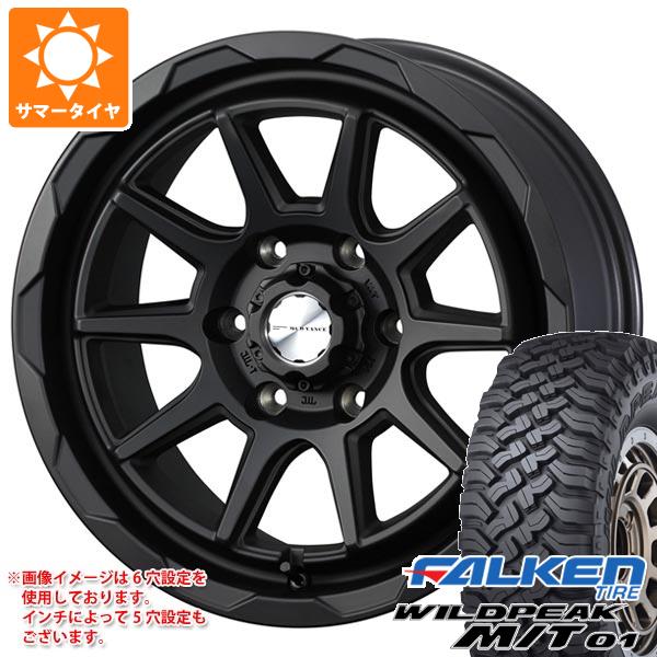 FJクルーザー 10系用 サマータイヤ ファルケン ワイルドピーク M/T01 LT285/70R17 121/118Q  マッドヴァンス06 8.0-17