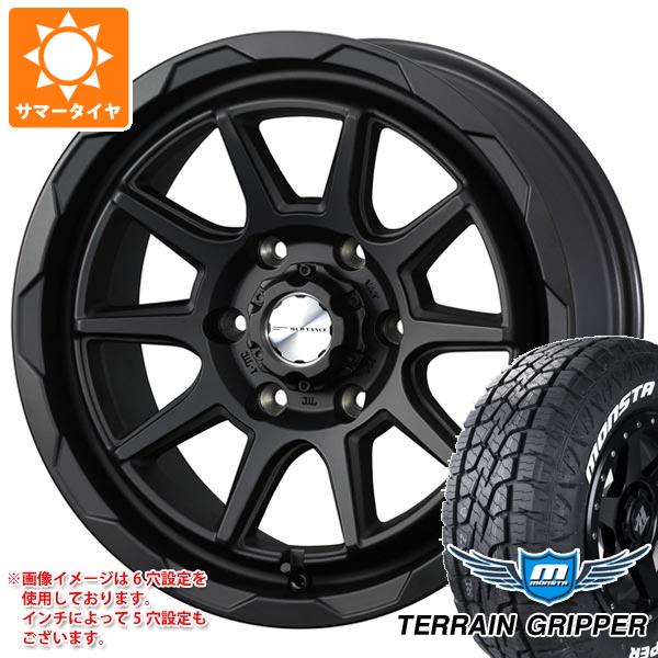 5本セット FJクルーザー 10系用 サマータイヤ モンスタ テレーングリッパー LT285/70R17 121/118R ホワイトレター マッドヴァンス06 8.0-17