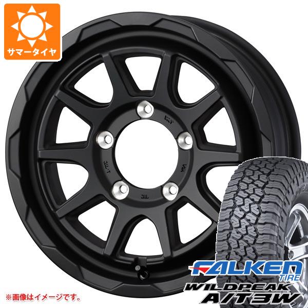 5本セット ジムニーシエラ JB74W用 サマータイヤ ファルケン ワイルドピーク A/T3W LT225/75R16 115/112Q  マッドヴァンス06 6.0-16
