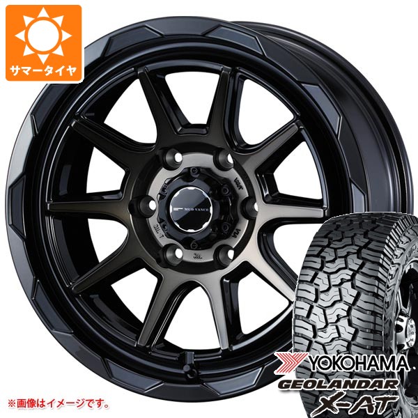 WEDS - トヨタ 地びたクルーザー250用 夏場タイア ヨコハマ ジオランダー X-AT G016 LT275/70R18 125/122Q 黒いこと雁の便り マッドヴァンス06 8.5-18