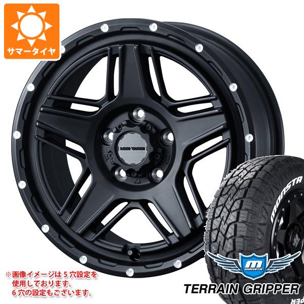 5本セット FJクルーザー 10系用 サマータイヤ モンスタ テレーングリッパー LT285/70R17 121/118R ホワイトレター マッドヴァンス07 8.0-17