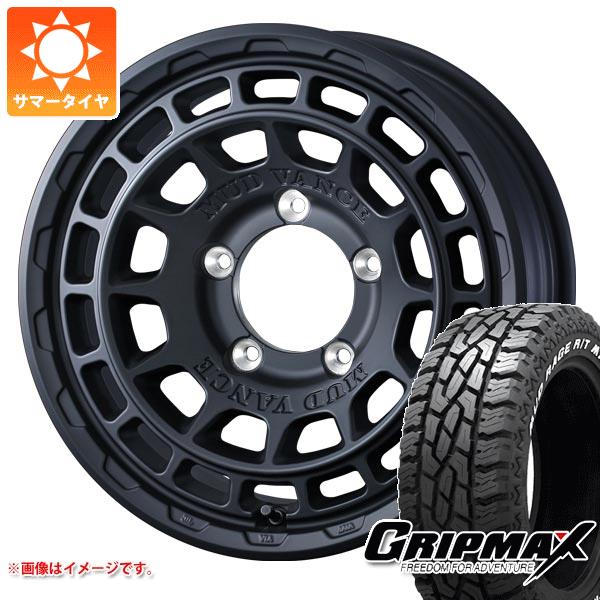 5本セット ジムニーシエラ JB74W用 サマータイヤ グリップマックス マッドレイジ R/T MAX LT215/70R16 100/97R ホワイトレター マッドヴァンスX タイプF 6.0-16