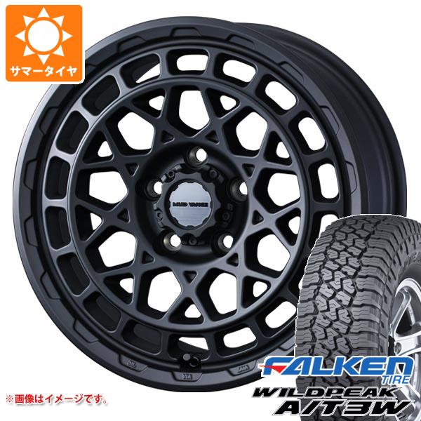デリカD5用 サマータイヤ ファルケン ワイルドピーク A/T3W LT225/75R16 115/112Q  マッドヴァンスX タイプM 7.0-16