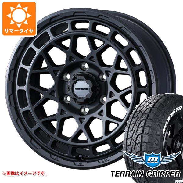 5本セット FJクルーザー 10系用 サマータイヤ モンスタ テレーングリッパー LT285/70R17 121/118R ホワイトレター マッドヴァンスX タイプM 8.0-17
