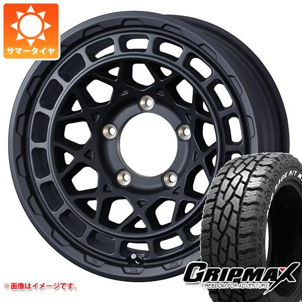 5本セット スズキ ジムニーノマド JC74W用 サマータイヤ グリップマックス R/T MAX LT215/70R16 100/97R ホワイトレター マッドヴァンスX タイプM 6.0-16