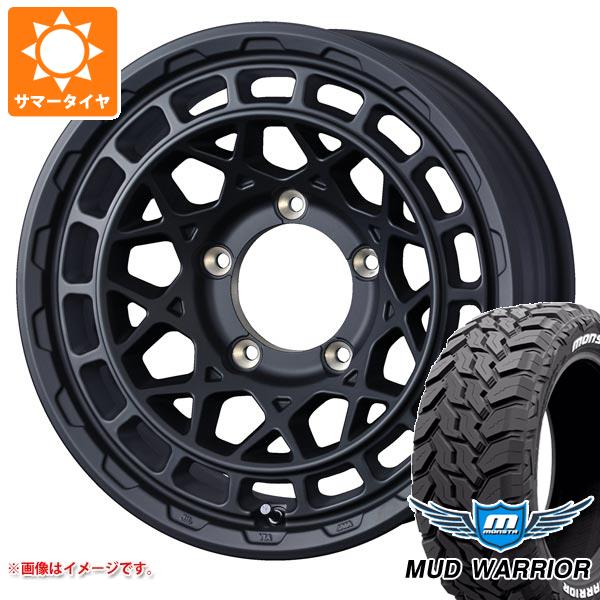 ジムニーシエラ JB74W用 サマータイヤ モンスタ マッドウォーリアー LT235/70R16 104/101Q ホワイトレター マッドヴァンスX タイプM 6.0-16
