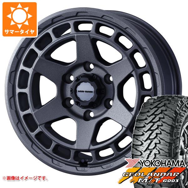 WEDS - トヨタ ハイラックス 120系用 朱夏タイア ヨコハマ ジオランダー M/T G003 LT265/65R17 120/117Q マッドヴァンスX 手あいS 8.0-17 車、バイク、自転車-タイヤ、ホイール
