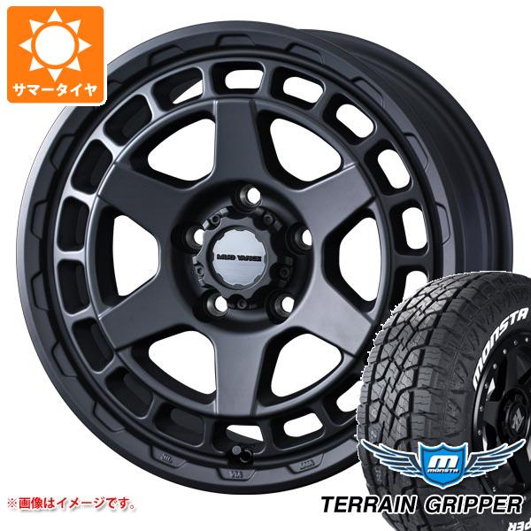 5本セット ジープ ラングラー JK/JL系用 サマータイヤ モンスタ テレーングリッパー LT285/70R17 121/118R ホワイトレター マッドヴァンスX タイプS