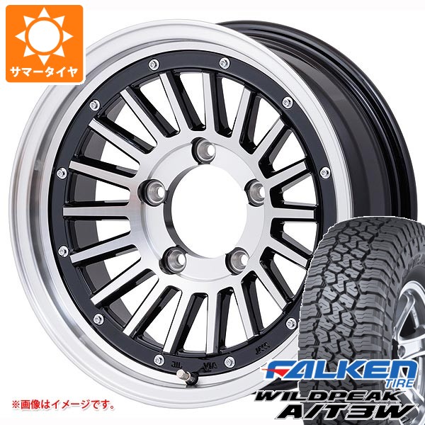 WILDPEAK - 5本仕掛ける スズキ ジムニー JB64W用 炎節タイア ファルケン ワイルドピーク A/T3W LT225/75R16 115/112Q マウンンテンフック 5.5-16