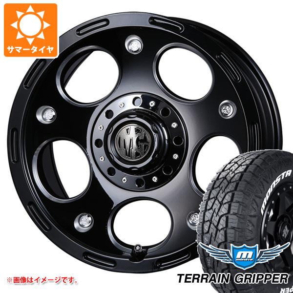 ジムニー用 サマータイヤ モンスタ テレーングリッパー 175/80R16 91S ホワイトレター クリムソン MG デーモン 5.5-16