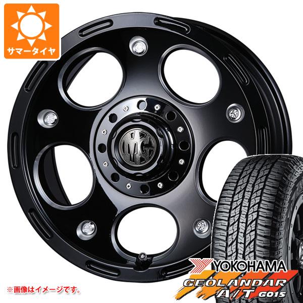 5本セット ジムニー用 サマータイヤ ヨコハマ ジオランダー A/T G015 175/80R16 91S ブラックレター クリムソン MG デーモン 5.5 16 :mydemoj 24633 s86740zk 5:タイヤマックス