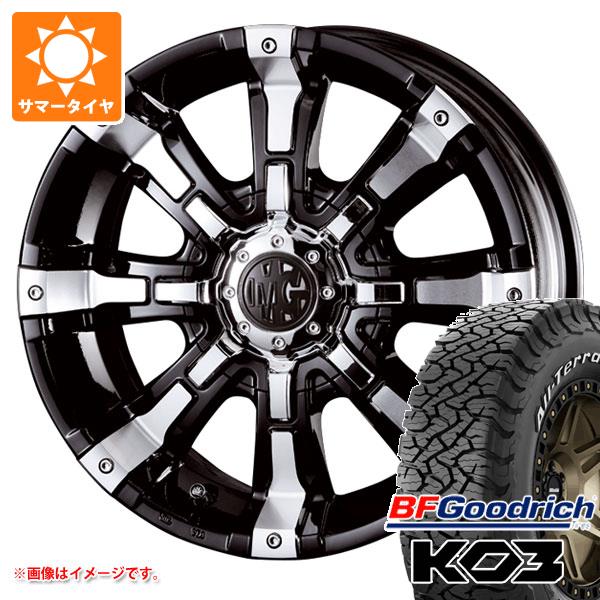ジープ ラングラー JK/JL系用 サマータイヤ BFグッドリッチ オールテレーンT/A KO3 LT295/70R17 128/125S ホワイトレター クリムソン MG ビースト