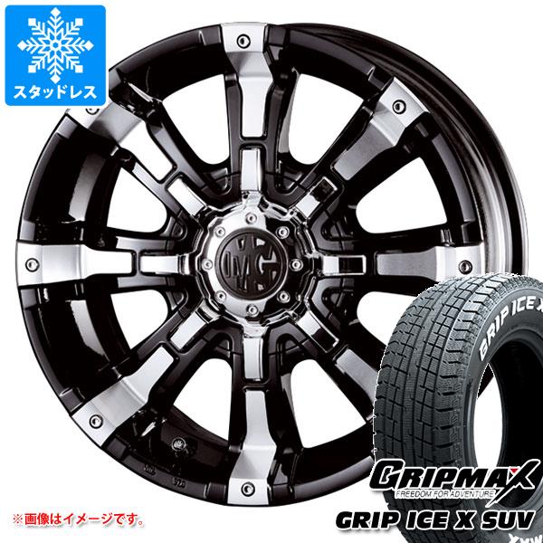 グリップマックス - ジムニーシエラ JB74W用 スタッドレス グリップアイスエックス SUV 185/85R16 105/103N 白いこと水茎の跡 クリムソン MG ビースト