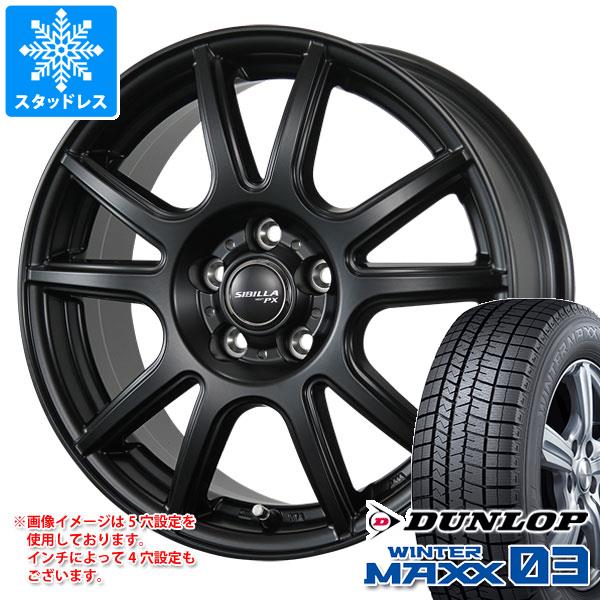 スタッドレスタイヤ ダンロップ ウインターマックス03 WM03 205/65R16 95Q シビラ PX 6.5 16 :nextpxb 35590:タイヤマックス