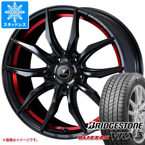 スタッドレスタイヤ ブリヂストン ブリザック VRX3 235/45R18 94Q ノヴァリス ローグ VF 8.0 18 :novrvf 37495:タイヤマックス