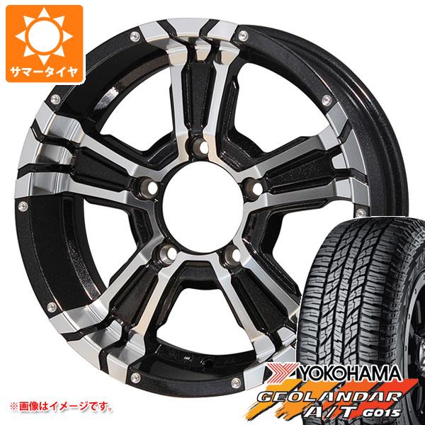 5本セット ジムニー JB64W用 サマータイヤ ヨコハマ ジオランダー A/T G015 215/70R16 100H ブラックレター ナイトロパワー クロスクロウ 5.5 16 :npcc5j 25581 s86768zk 5:タイヤマックス