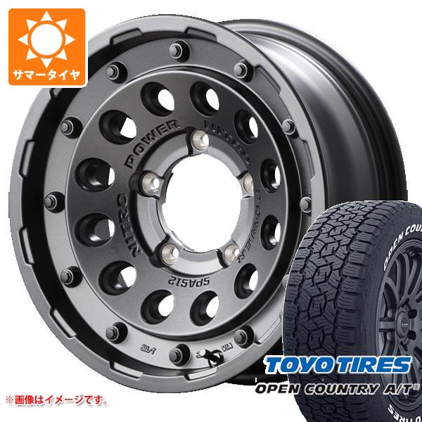 ジムニー JB64W用 2024年製 サマータイヤ トーヨー オープンカントリー A/T3 215/70R16 100T ホワイトレター ナイトロパワー H12 ショットガン 5.5 16 :nph12bbj 41238 s86768zk:タイヤマックス