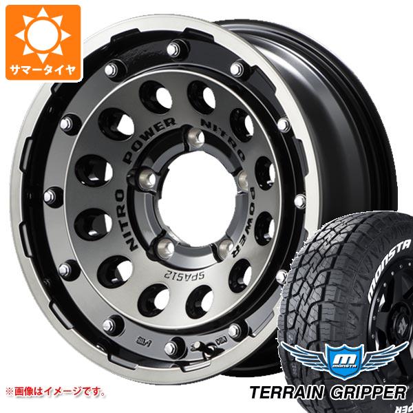 5本セット スズキ ジムニー用 サマータイヤ モンスタ テレーングリッパー 175/80R16 91S ホワイトレター ナイトロパワー H12 ショットガン 5.5-16