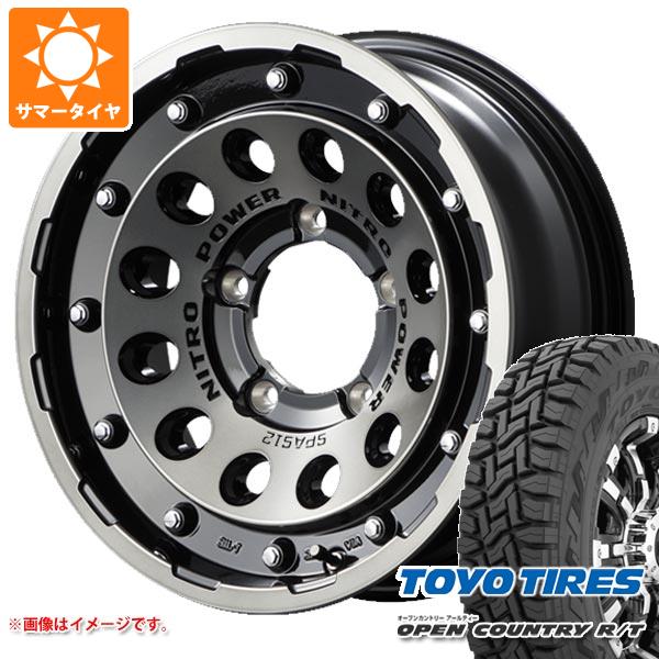 5本セット ジムニーシエラ JB74W用 サマータイヤ トーヨー オープンカントリー R/T 215/70R16 100Q ブラックレター ナイトロパワー H12 ショットガン 6.0 16 :nph12bcs 32618 s86770zk 5:タイヤマックス