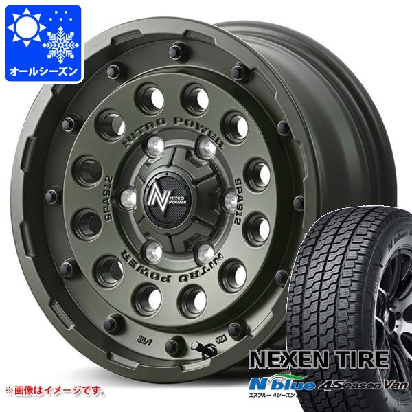 ハイエース 200系用 オールシーズンタイヤ ネクセン エヌブルー 4シーズン バン 215/65R16 109/107T H12 ショットガン タクティカル 6.5-16
