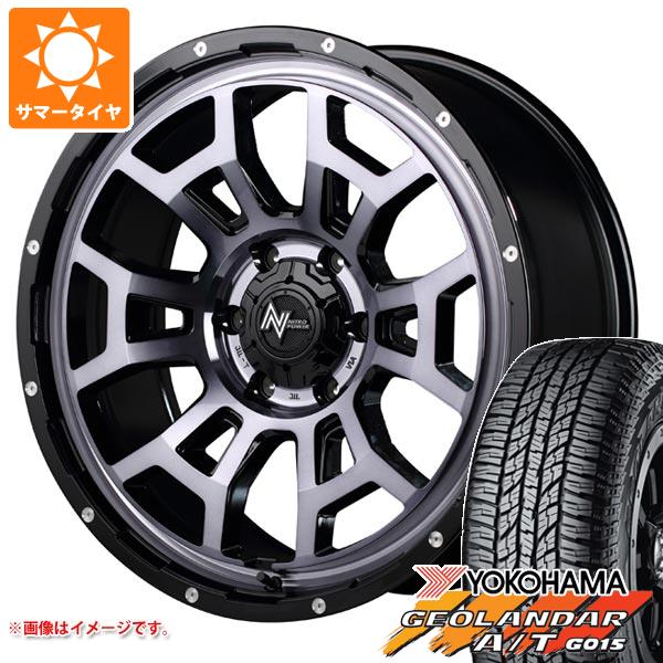 5本セット FJクルーザー 10系用 サマータイヤ ヨコハマ A/T G015 LT265/70R17 121/118S アウトラインホワイトレター ナイトロパワー H6 スラッグ 8.0 17 :nph6bc6 22929 t801004yt 5:タイヤマックス