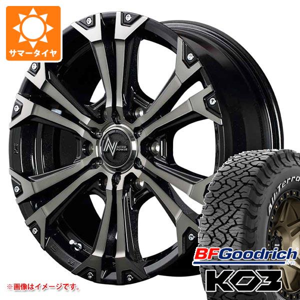 オールテレーン - 朱夏タイア 265/70R17 118/115S BF好ましい金持ち T/A KO3 白いこと雁の使い ナイトロパワー ジャベリン 8.0-17 自動車-夏タイヤ、ホイールセット-タイヤ、ホイール