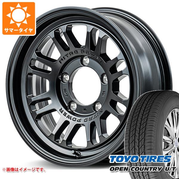 5本セット ジムニーシエラ JB74W用 サマータイヤ トーヨー オープンカントリー U/T 215/70R16 100H ナイトロパワー M16 アサルト 6.0 16 :npm16gbs 28545 s86770zk 5:タイヤマックス