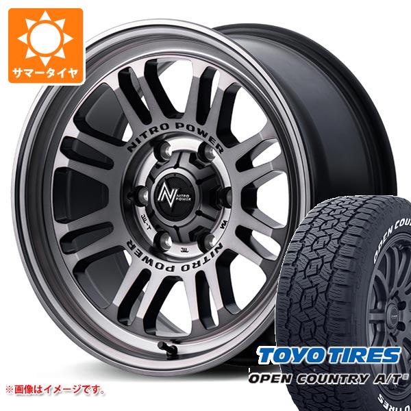 5本セット FJクルーザー 10系用 サマータイヤ トーヨー オープンカントリー A/T3 265/70R17 115T ホワイトレター ナイトロパワー M16 アサルト 8.0 17 :npm16sc6 41270 t801004yt 5:タイヤマックス