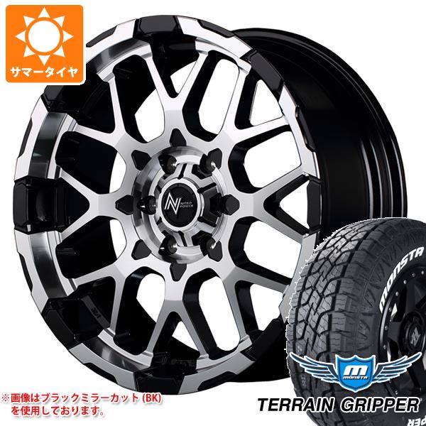 トライトン LC2T用 サマータイヤ モンスタ テレーングリッパー 265/65R17 116T XL ホワイトレター ナイトロパワー M28 バレット 8.0-17｜tiremax