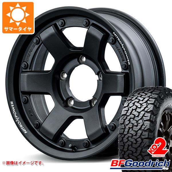 5本セット ジムニー JB64W用 サマータイヤ BFグッドリッチ オールテレーンT/A KO2 LT225/75R16 115/112S ホワイトレター ナイトロパワー M6 カービン 5.5 16 :npm6gbj 19592 s861004zk 5:タイヤマックス