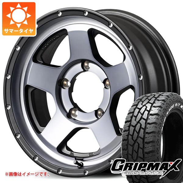 5本セット スズキ ジムニー用 サマータイヤ グリップマックス マッドレイジ R/T MAX 175/80R16 91Q ホワイトレター ナイトロパワー S5 ベクター 5.5-16