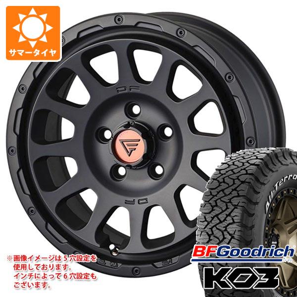 ミツビシ デリカD5用 サマータイヤ BFグッドリッチ オールテレーンT/A KO3 LT235/70R16 110/107S ホワイトレター デルタフォース オーバル 7.0-16