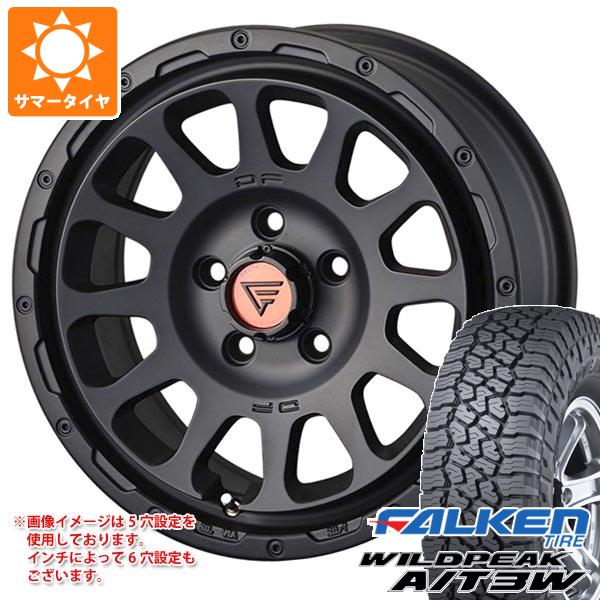 FJクルーザー 10系用 サマータイヤ ファルケン ワイルドピーク A/T3W LT265/70R17 121/118R  デルタフォース オーバル 8.0-17