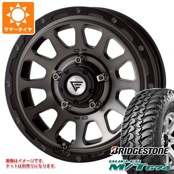 5本セット ジムニー用 サマータイヤ ブリヂストン デューラー M/T674 185/85R16 105/103L LT ブラックレター デルタフォース オーバル 5.5 16 :ovalmspj 14444 s86999zk 5:タイヤマックス