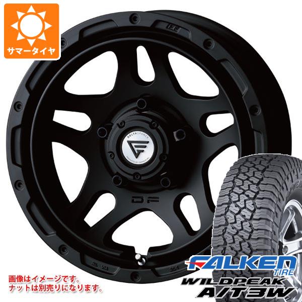WILDPEAK - 5本仕掛ける ジムニーシエラ JB74W用 朱夏タイア ファルケン ワイルドピーク A/T3W LT225/75R16 115/112Q デルタフォース オーバーランダー 6.0-16 自動車-夏タイヤ、ホイールセット