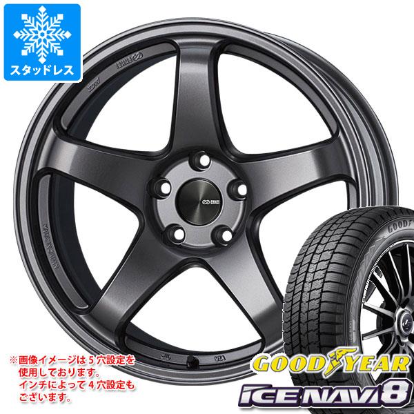 スタッドレスタイヤ グッドイヤー アイスナビ8 225/50R18 95Q エンケイ パフォーマンスライン PF05 7.5 18 :papf05ds 37409:タイヤマックス