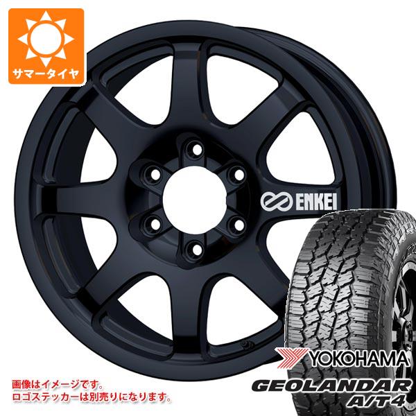 トヨタ ランドクルーザー250用 サマータイヤ ヨコハマ A/T4 G018 LT275/70R18 125/122S アウトラインホワイトレター エンケイ オールロード PDT1 8.5-18