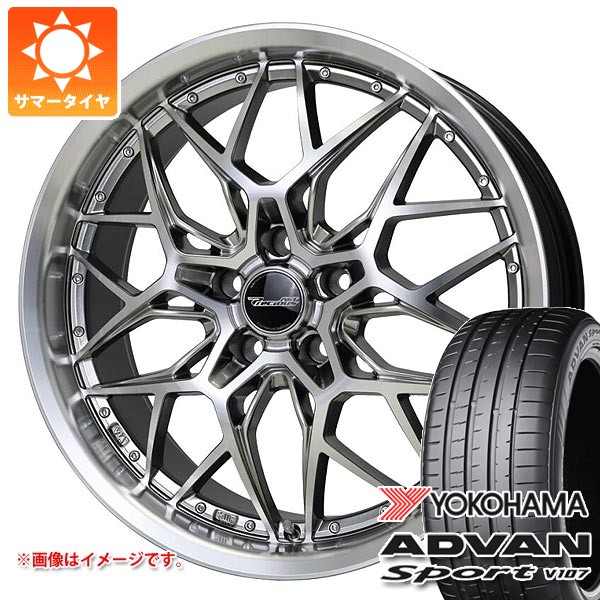 トヨタ 40系アルファード用 サマータイヤ ヨコハマ アドバンスポーツV107 245/40R21 100Y XL プレシャス アスト M5 8.5-21