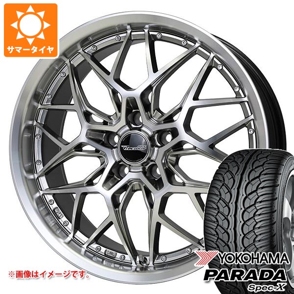 PARADA Spec-X - 炎節タイア 235/35R20 92W XL ヨコハマ パラダ 規格-X PA02 プレシャス アスト M5 8.5-20