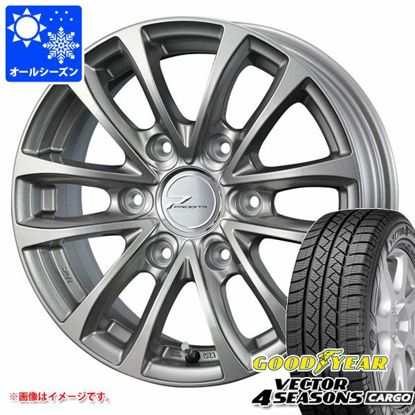 NV350キャラバン E26用 オールシーズンタイヤ グッドイヤー ベクター 4シーズンズ カーゴ 195/80R15 107/105N  プロディータ HC 5.5-15｜tiremax